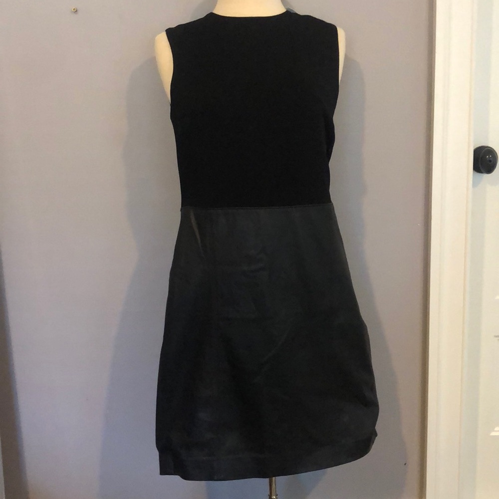 VINCE Black Midi Dress NWT